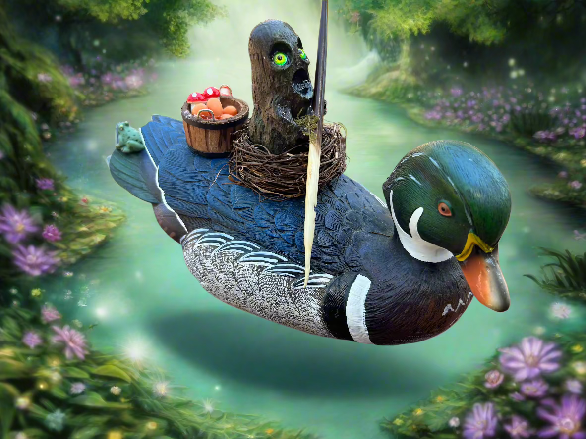 WOODLING WITH DUCK (FAIRY GARDEN)