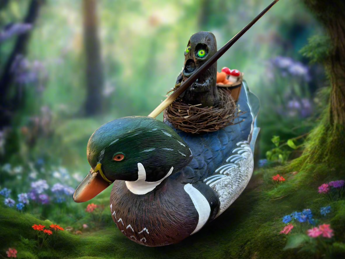 WOODLING WITH DUCK (FAIRY GARDEN)