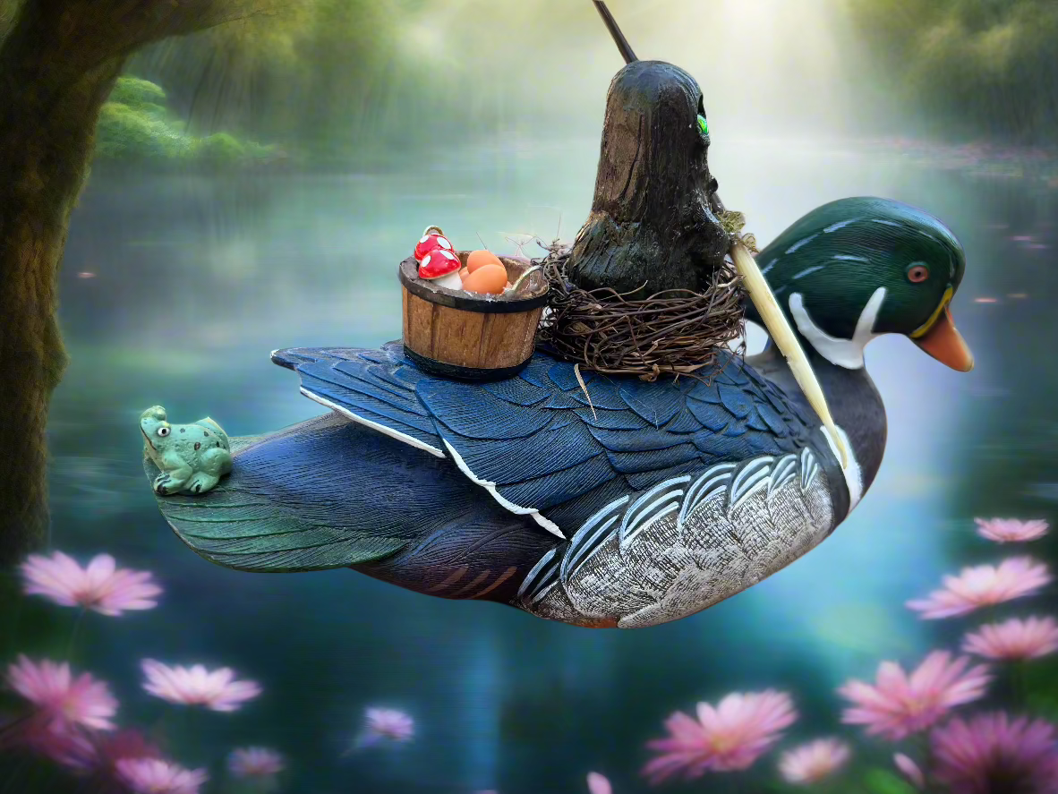 WOODLING WITH DUCK (FAIRY GARDEN)